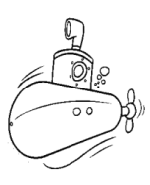 dessiner pas a pas le sous-marin