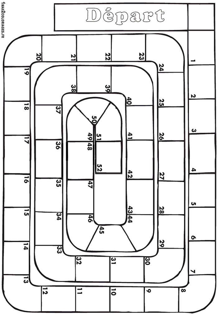 jeu de l oie nu au format A4