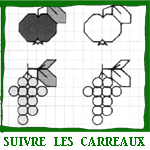 dessiner en suivant les petits carreaux