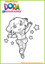 coloriage dora l'exploratrice