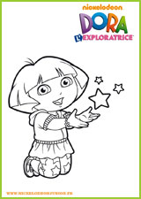 coloriage dora l'exploratrice