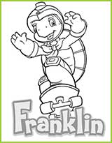 coloriages tortue franklin