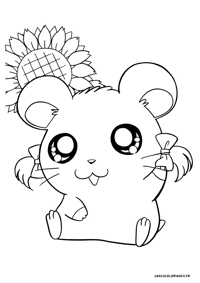 coloriage hamtaro bijou