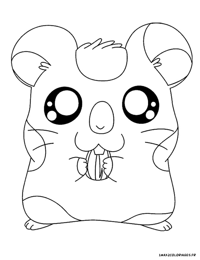 coloriage hamtaro hamidou