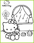 coloriage hello kitty