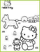 coloriage hello kitty