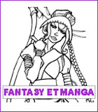 coloriage de manga et fantasy