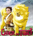 coloriages le chient du tibet
