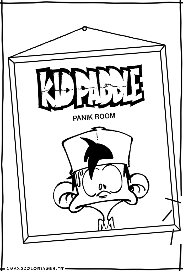 coloriage Kid Paddle Panic Room