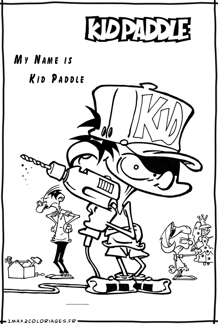 Coloriage De Kid Paddle