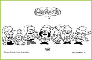 coloriage mafalda