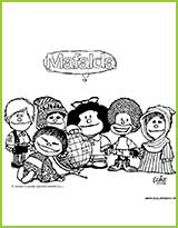 coloriage mafalda