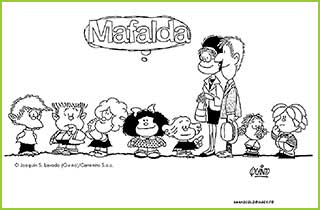 coloriage mafalda