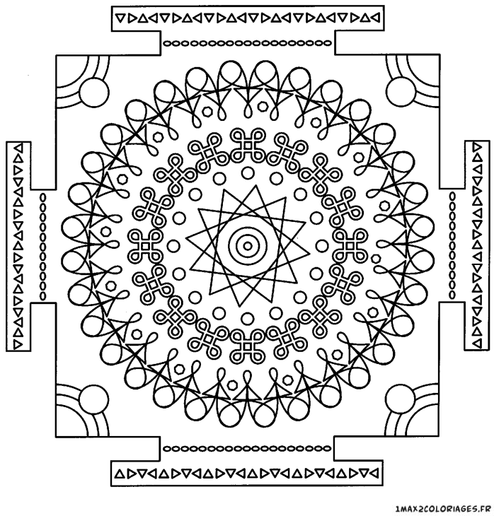 coloriage mandalas