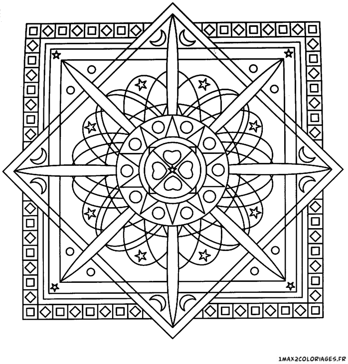 coloriage mandalas