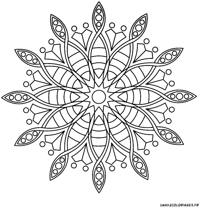 coloriage mandalas