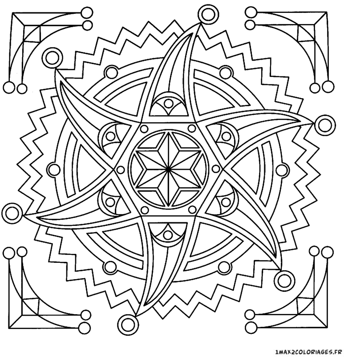 coloriage mandalas