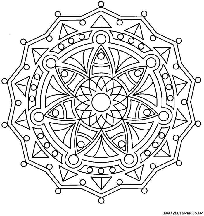 coloriage mandalas