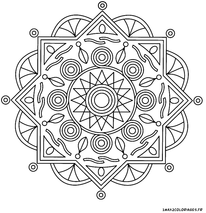 coloriage mandalas