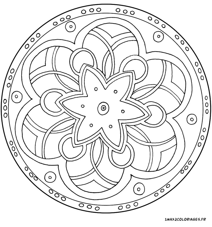 coloriage mandalas