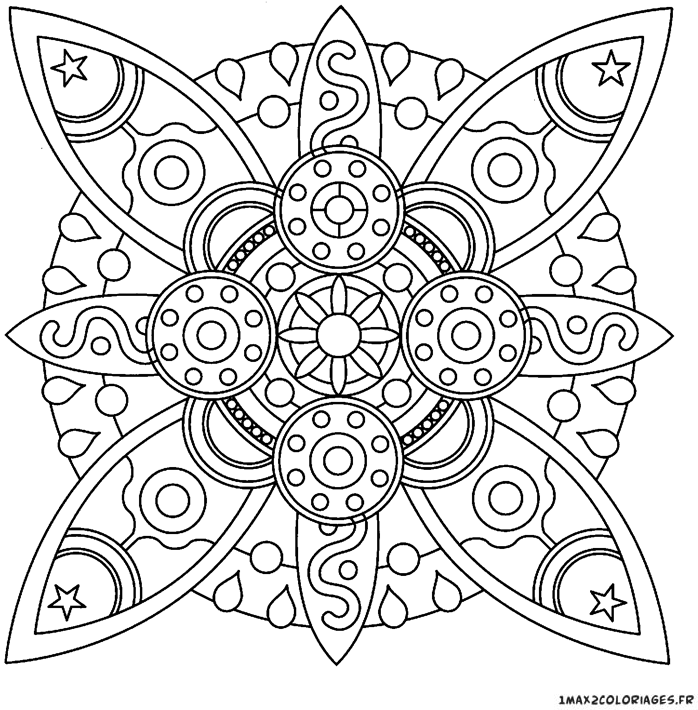 coloriage mandalas