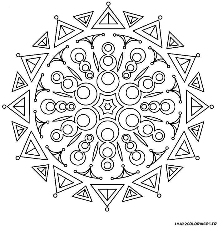 coloriage mandalas