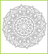 Mandala belle rosace