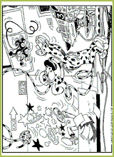 coloriages Un bébé marsupilami