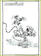 coloriage marsupilami