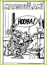 coloriage marsupilami