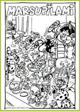 coloriage marsupilami