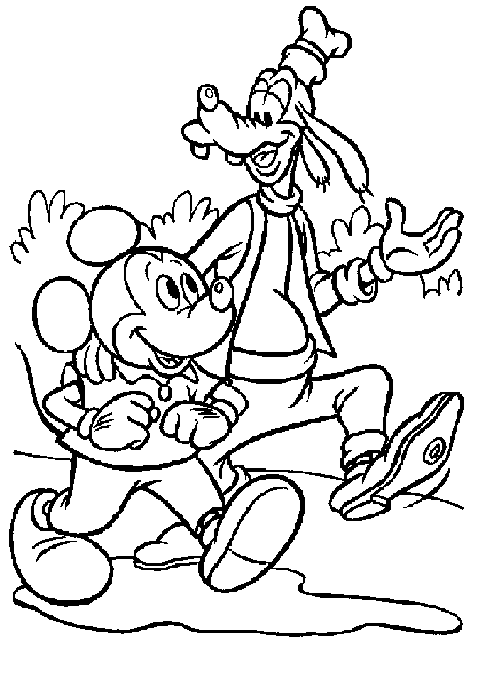 Dingo et Mickey