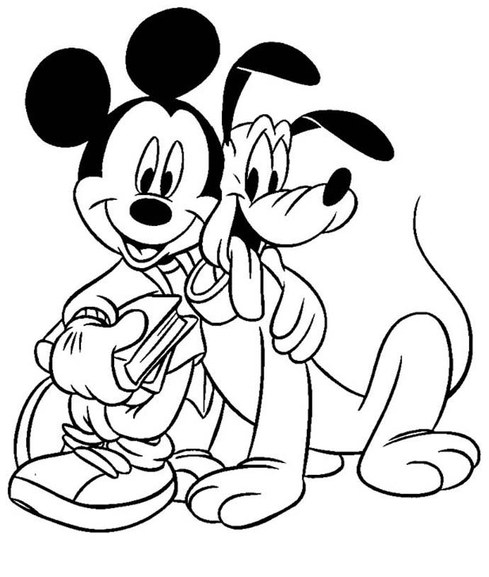 Mickey et Pluto