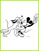 pluto et mickey