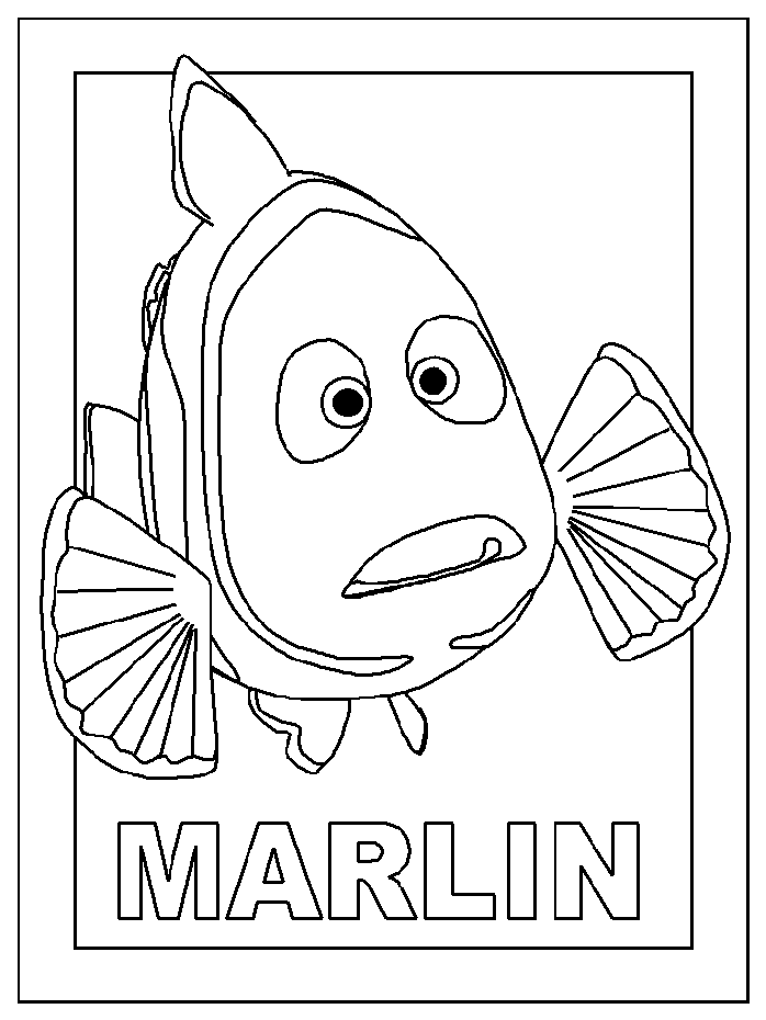 coloriage Marlin