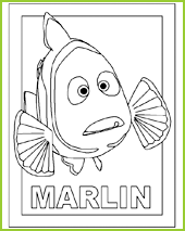 coloriage marlin