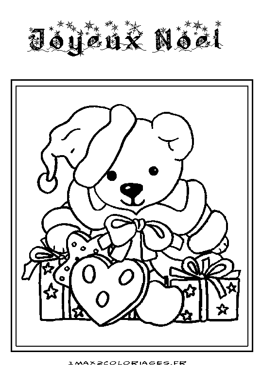 coloriage de noël