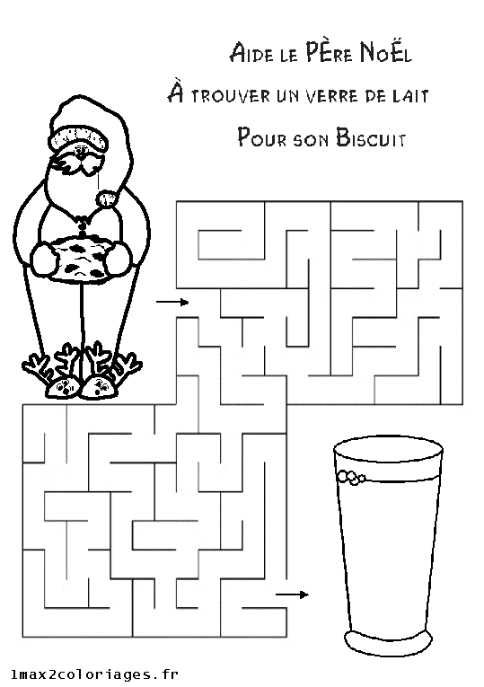 coloriage de noël