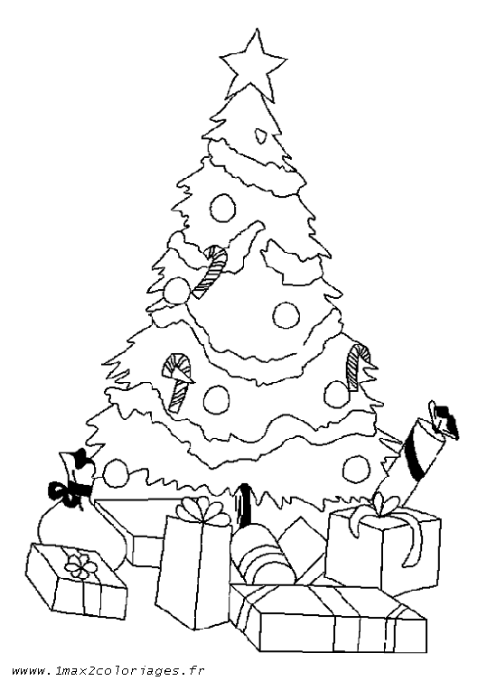 coloriage de noël