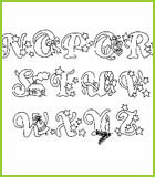alphabet de noel de n a z