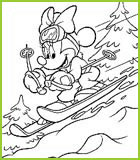 coloriage blanche neige