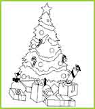 coloriages sapin de noel