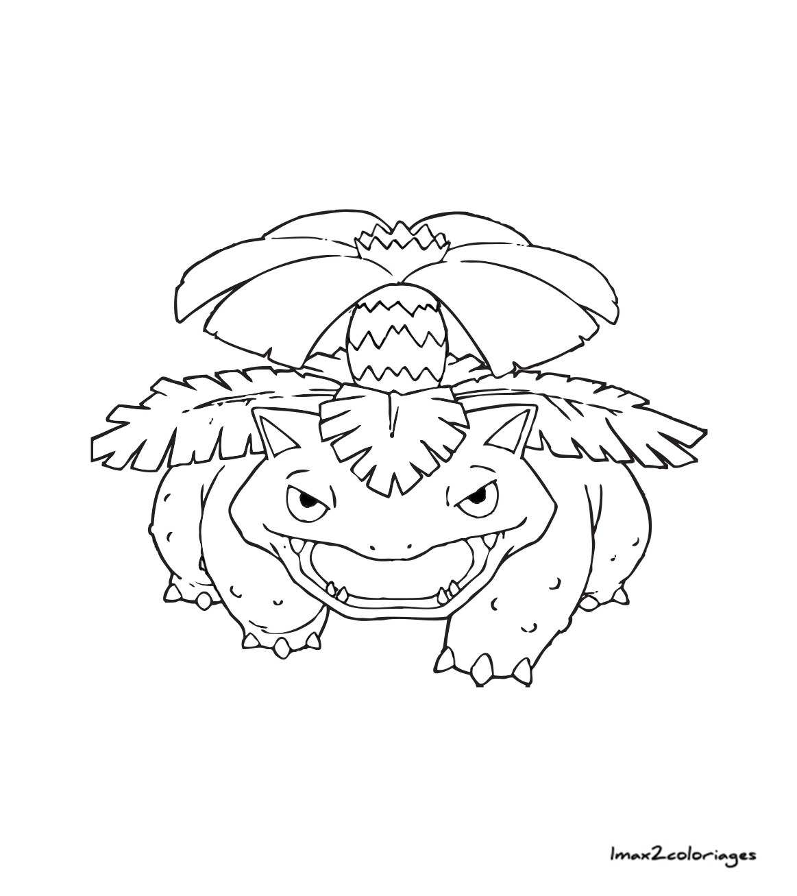 coloriages pokemon Florizarre