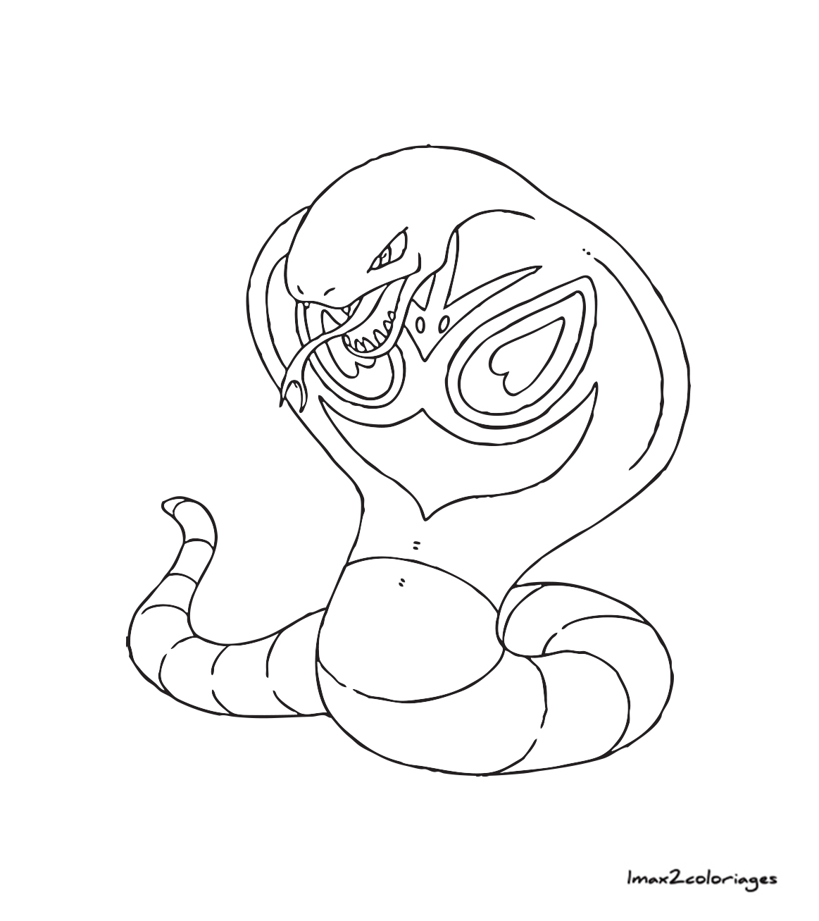 coloriages pokemon Arbok