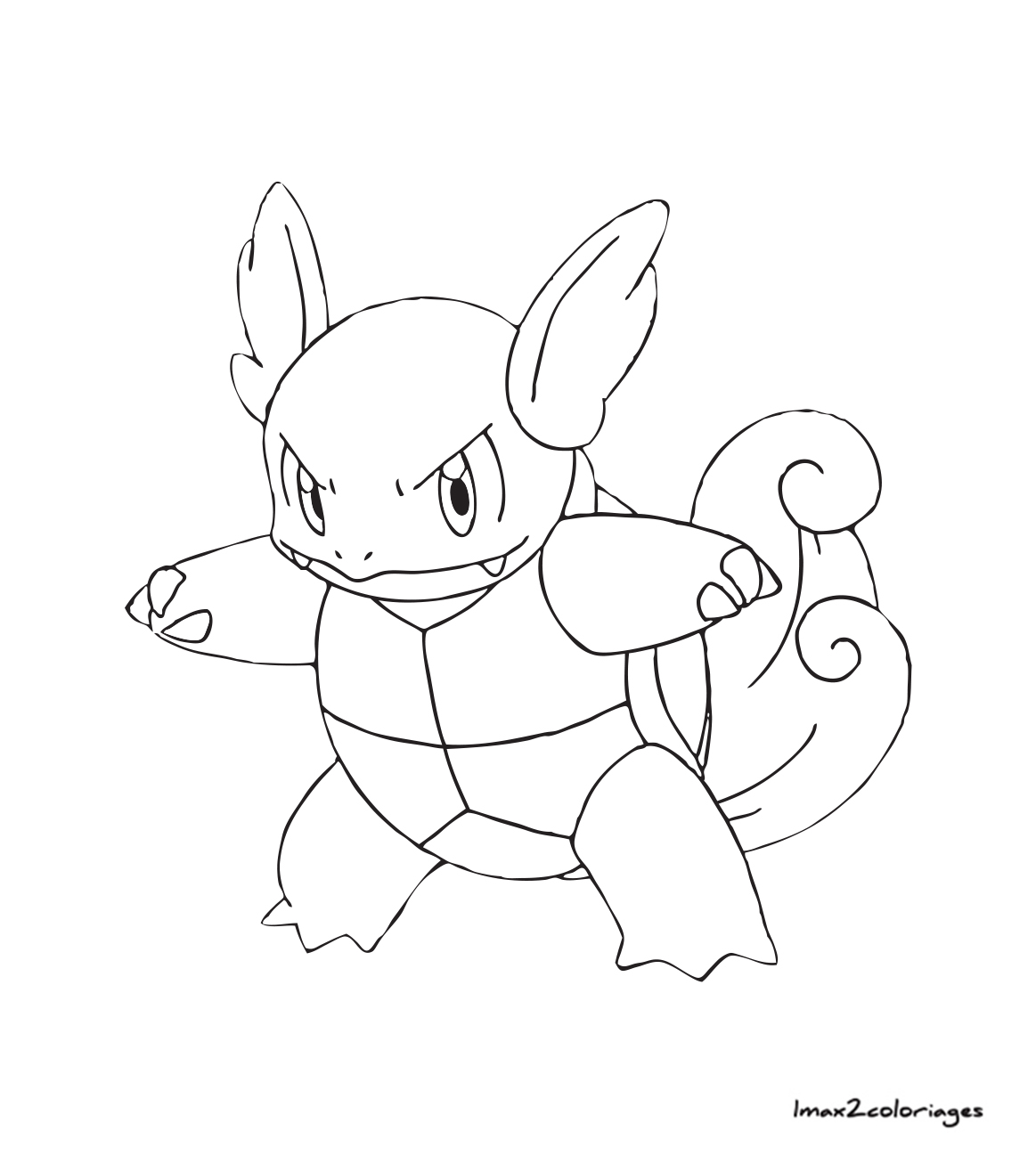 coloriages pokemon carabaffe