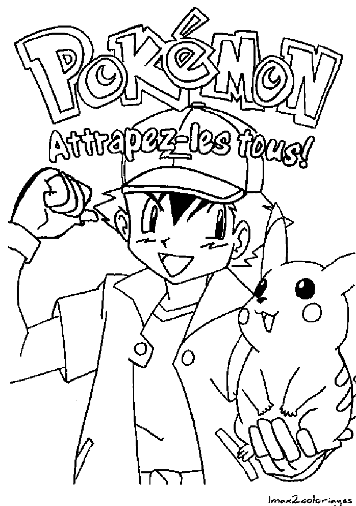 coloriages Pokemon attrapez-les tous