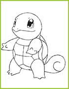 coloriage pokemon carapuce