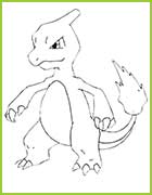 coloriage pokemeon reptincel