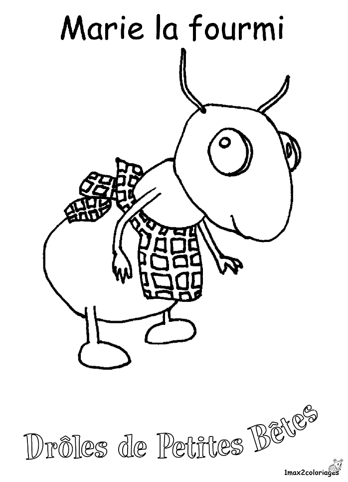 Les Petites Betes Coloriage