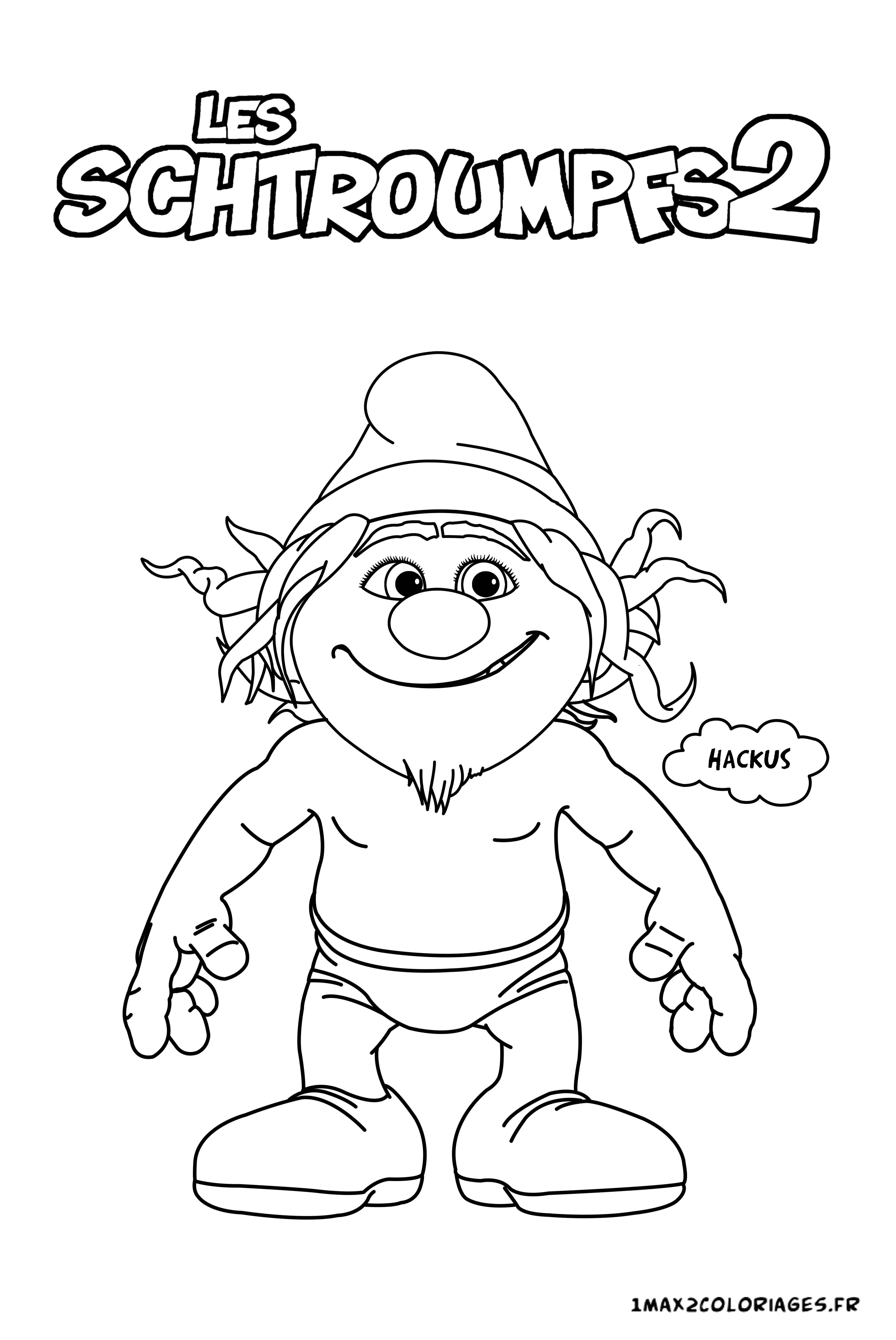 Schtroumpf Coloriage A Imprimer